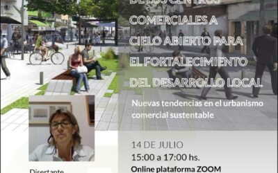 El IDC invita a una charla virtual sobre la importancia de los Centro Comerciales a Cielo Abierto